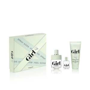 Rochas GIRL - Set de Cuidado Personal 3 Piezas: Eau de Toilette 100 ml, Gel Exfoliante 100 ml y Mini Eau de Toilette 4,5 ml