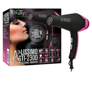 Secador de Pelo AIRLISSIMO GTI 2300 Rosa - Id Italian - Potencia y Estilo en 1 u