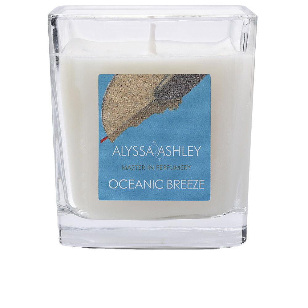 Alyssa Ashley Oceanic Breeze - Vela Aromática 145 g con Fragancia Refrescante del Mar