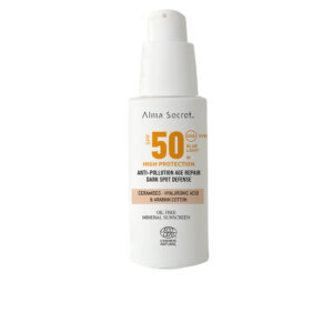 ALMA SECRET Crema Facial Solar con Color SPF50 - Tonalidad Sand 50 ml