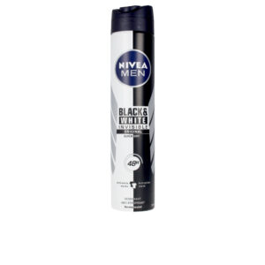 Nivea Men Black & White Invisible: Desodorante Vaporizador 200 ml - Protección Sin Manchas.