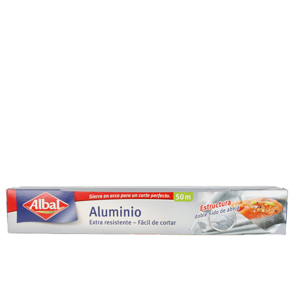 Papel Aluminio Albal Ultra Resistente - 50 metros, Cortes Sencillos