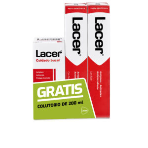 Lacer - Pack Trio de Pasta Dentífrica (2 x 125 ml + Colutorio 200 ml)