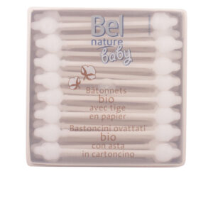 Bastoncillos de Seguridad 100% Algodón ECOCERT NATURE - 60 Piezas | Bel