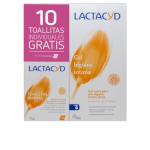 Lactacyd Suave Gel y Toallitas Íntimas - Pack Doble 400 ml + 10 u