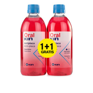 ORALKIN Enjuague Bucal Antiplaca Dual - 2 x 500 ml
