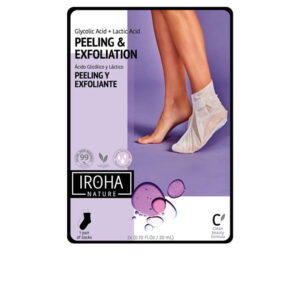 "Socks Exfoliantes para Pies Iroha con Lavanda y Ácidos Naturales - 1 Unidad"