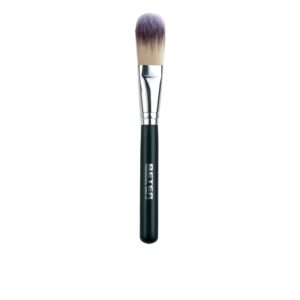 Brocha Profesional para Maquillaje Líquido Beter - 17 cm de Precisión