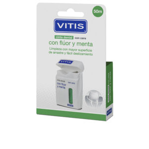 VITIS Cinta Dental Duo con Flúor y Menta - Pack de 2 Unidades