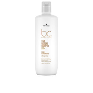 Champú Restaurador BC TIME RESTORE Q10+ de Schwarzkopf - 1000 ml para Revitalización del Cabello.