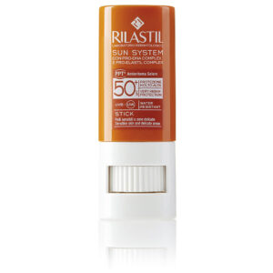 Rilastil SUN SYSTEM Stick transparente SPF50+ - Protección solar avanzada 8,5 gr