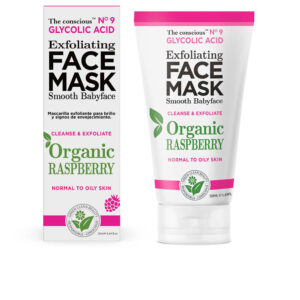 Máscara Exfoliante de Ácido Glicólico y Frambuesa Orgánica - The Conscious™ (50 ml)