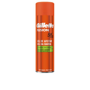 Gillette FUSION Gel de Afeitar para Piel Sensible - 200 ml Suave y Reconfortante