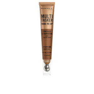 RIMMEL LONDON MULTITASKER WAKE ME UP: Corrector y Base de Maquillaje Ultra Hidratante #Coconut Cálido 20 ml