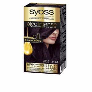 Syoss OLEO INTENSE Tinte Sin Amoniaco #3.22 Violín - Color Profundo y Brillante