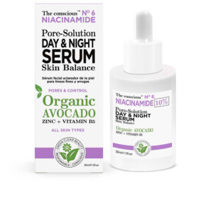 The Conscious™ Suero Avocado Pore-Solution con Niacinamida - Día y Noche 30 ml
