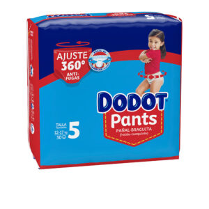 Dodot Pants - Pañales Braguita Talla 5 (12-17 kg) - Pack de 30 Unidades