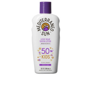 Mediterraneo Sun KIDS LOTION: Protección Solar Alto SPF50 para Juegos en el Agua - 200 ml