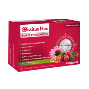 CISTITUS NOX FORTE - Sticks Probióticos 10 Unidades para el Bienestar Digestivo