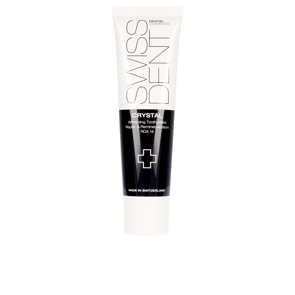 Swissdent Crystal Brillante: Pasta Dental Reparadora y Blanqueadora 100 ml.