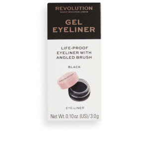 Revolution Make Up Gel Eyeliner Life-Proof #Black - 3g de Larga Duración