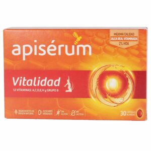 Apisérum Vitalidad Plus: 30 Cápsulas de Energía Natural