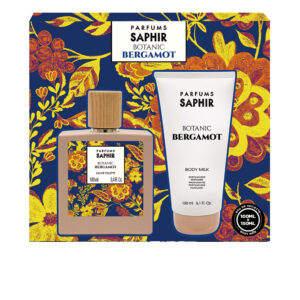 "Set de Aromas Refrescantes Bergamota - Eau de Toilette 100 ml + Loción Corporal 150 ml - PARFUMS SAPHIR"
