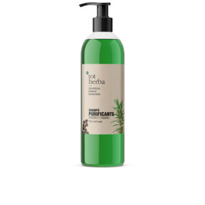 Tot Herba Champú Purificante de Romero y Enebro - 500 ml para Cabello Refrescado y Revitalizado