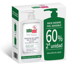 Sebamed Gel de Baño Emulsión Hidratante Sin Jabón - Pack Doble 2 x 750 ml