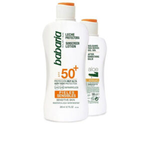 Babaria Solar Leche SPF50+ para Piel Sensible + Aftersun 200ml + 100ml