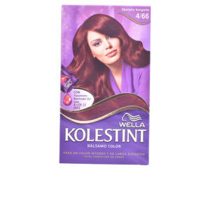 Tinte Bálsamo Wella Kolestint Color #4.66 - Castaño Borgoña (1 u)