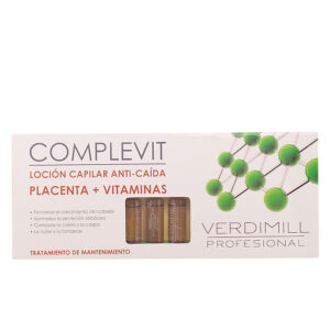 "VERDIMILL PROFESIONAL Ampollas Anticaída con Placenta - 12 Unidades de Fortalecimiento Capilar"