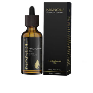 Nanoil Aceite de Macadamia Puro - 50 ml Energía Natural