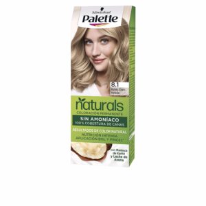 Palette Natural Tinte #8.1 - Rubio Claro Helado 1 u - Coloración Suave y Duradera