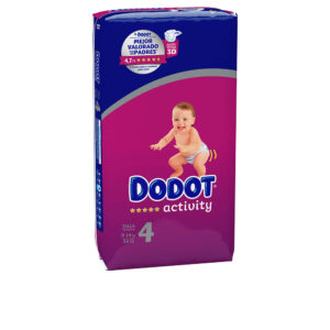 Dodot Activity Talla 4 - Pañales Ultra Absorbentes para Bebés de 9-14 kg (58 Unidades)