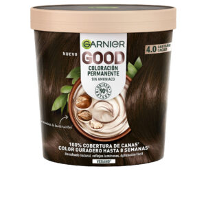 Garnier GOOD Coloración Permanente Castaño Cacao #4.0 - 217 ml