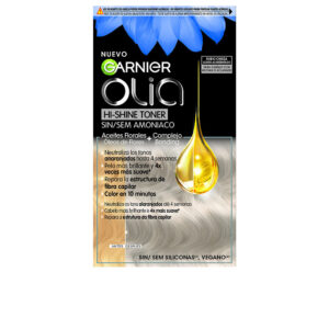 Garnier OLIA HI SHINE Toner Semipermanente #9.1 - Rubios Ceniza 3 Piezas, Neutralizador de Tonos Brillantes
