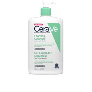 "Limpiador Espumoso Cerave 1000 ml para Piel Normal a Grasa"