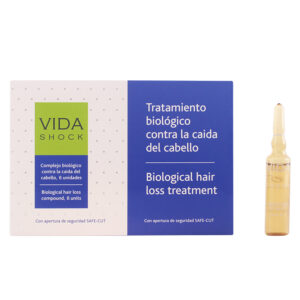 Luxana VIDA SHOCK – Estuche Anticaída con 6 Ampollas de 10 ml para Fortalecer el Cabello