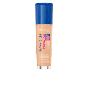 Rimmel London MATCH PERFECTION Base de Maquillaje #102 - Nude Suave y Luminoso