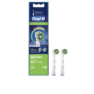 Cabezales de Repuesto Oral-B Cross Action Blancos (Pack de 2)