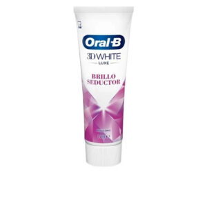 Oral-B 3D WHITE LUXE: Pasta Dentífrica Brillo Seductor 75 ml - Sonrisa Radiante y Saludable