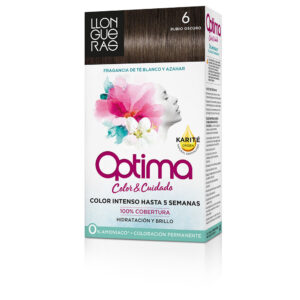 Llongueras OPTIMA Coloración Capilar #6 Rubio Profundo - 1 Unidad