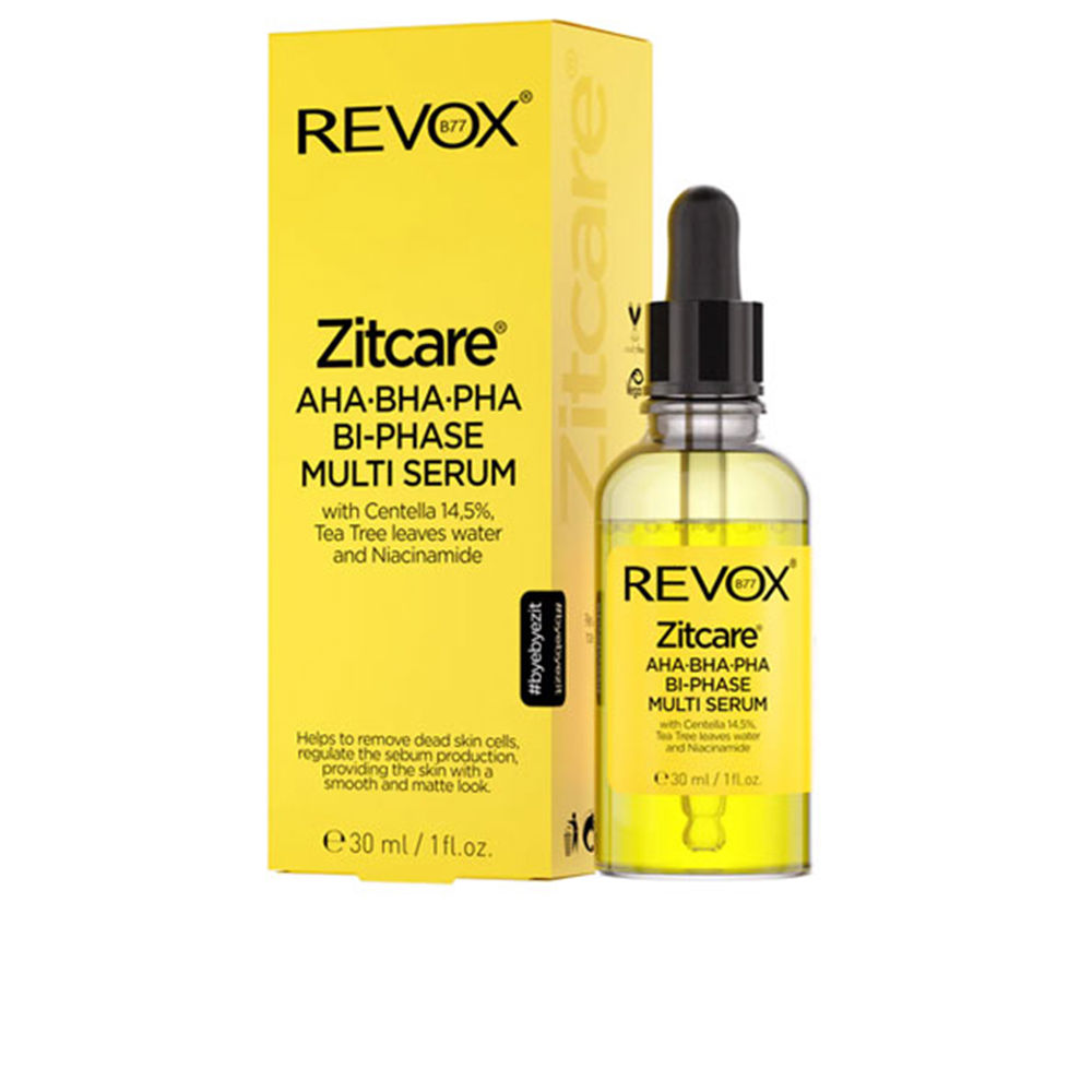 Revox B77 ZITCARE Serum Multiactivo AHA.BHA.PHA 30 ml para Piel Radiante y Purificada
