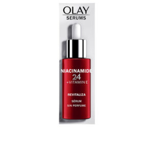 Serum Sin Perfume Olay Niacinamida 24 + Vitamina E - Hidratación y Protección 40 ml