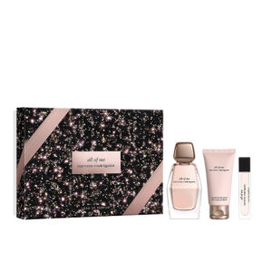 NARCISO RODRIGUEZ SET EXCLUSIVO ALL OF ME: Eau de Parfum 90 ml + Loción Corporal 50 ml + Eau de Parfum 10 ml