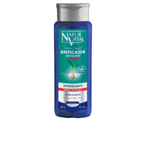Champú Anticaída Refrescante Natur Vital - 300 ml. Fuerza Revitalizante con Extractos Naturales.