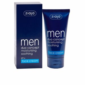 Ziaja MEN Crema Facial Hidratante con SPF6 - Protección Suave para Hombre, 50 ml