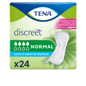 Tena Lady Discreet - Compresas de Incontinencia Normal, Pack de 24 Unidades