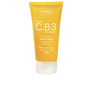 Crema Regeneradora de Noche con Vitamina C, B3 y Niacinamida - Ziaja 50 ml